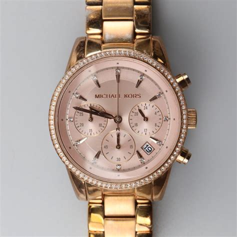 Amazon.com: Michael Kors Ritz Chronograph Rose 